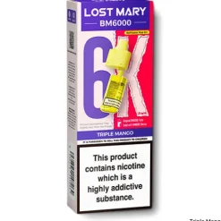 Online Lost Mary Triple Mango BM6000 Refill Pods by